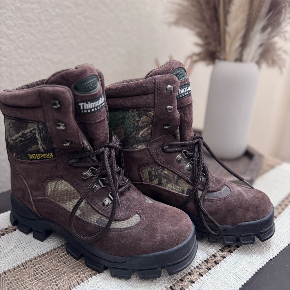 Wolverine Camouflage Waterproof Boots